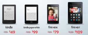 kindle device sale